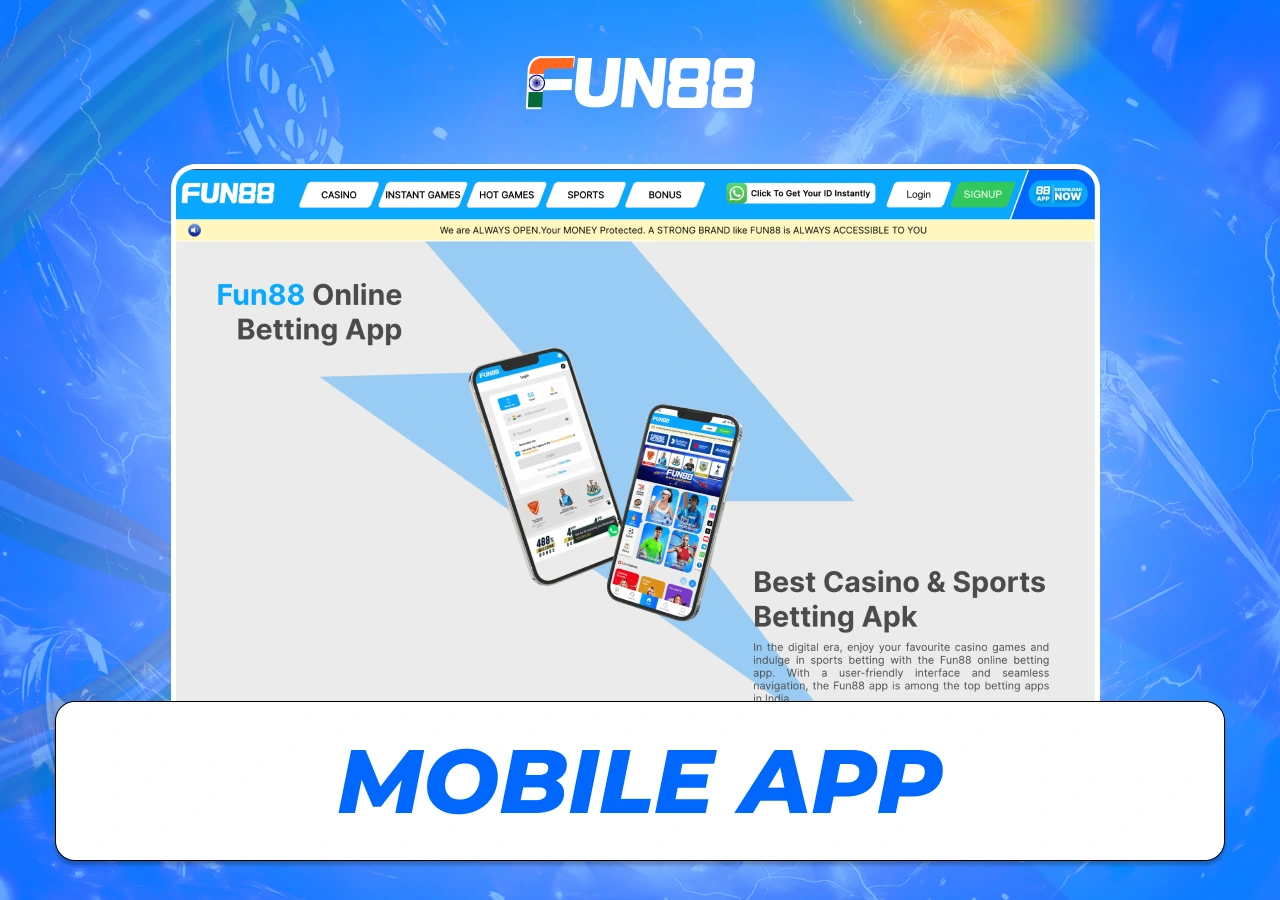 Mobile installation options for accessing betting and Fun88 casino features on smartphones
